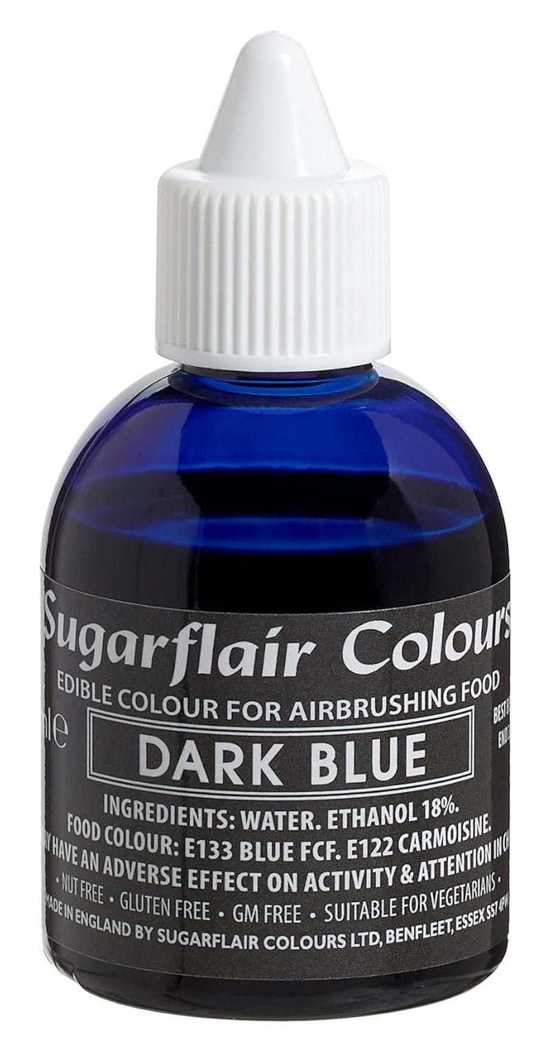 Sugarflair airbrush potravinářské barvivo zlaté zlaté jedlé tekuté potravinářské barvivo airbrush barvivo dortů Muffiny Poleva a zdobení dortů - 60 ml