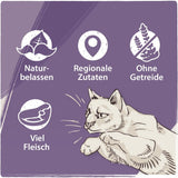 Venandi Animal - prémiové mokré krmivo pro kočky - kůň jako monoprotein, balení 12 ks (12 x 125 g), bez obilovin, monoprotein
