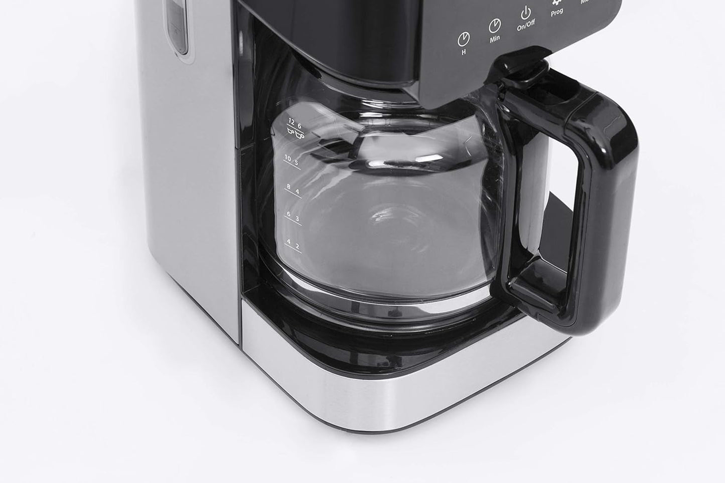 Espresso kávovar CASO Coffee Taste and Style s permanentním filtrem, 1,5 l, optimální teplota spařování 92-96 °C, systém proti odkapávání, optimalizovaná spařovací hlava, nerez, 12 šálků