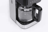 Espresso kávovar CASO Coffee Taste and Style s permanentním filtrem, 1,5 l, optimální teplota spařování 92-96 °C, systém proti odkapávání, optimalizovaná spařovací hlava, nerez, 12 šálků