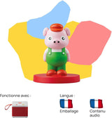 Zvuková figurka The Three Little Pigs - příběhy se zvukem - hračka, vzdělávací obsah, francouzská verze, děti od 4 do 6 let Bebe Toys Naty Shop