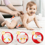 Pampers (stará verze), kalhotky, velikost 4, 9kg-15kg, tři balení (1 x 88 plen)