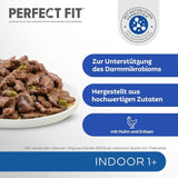 PERFECT FIT™ Sáčky pro kočky, vnitřní, s kuřecím masem, 12 x 85 g