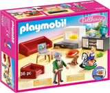 70205 Můj velký domeček pro panenky s pracovním zvonkem, věk 4+ a 70207 Útulný obývací pokoj s domečkem pro panenky se světelným efektem, věk 4+