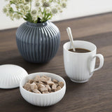 Kähler Bonbonniere Ø12 cm Hammershøi Dekorace Dánský design, bílá Dózy na potraviny Naty Shop