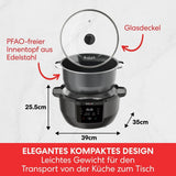 Instant hrnec Superior pomalý hrnec, 7,1l multivařič, 4 funkce vaření, 800W pomalý hrnec Naty Shop