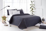 Přehoz Todocama Fine Boutique se vzorem piké, na jaro, léto, podzim a zimu, 100% super měkké mikrovlákno, multifunkční deka, 140/150/160-250 X 260 cm, světle šedá Postele a přikrývky Besuche den Todocama-Store Tmavě šedá 200 X 260 Cm