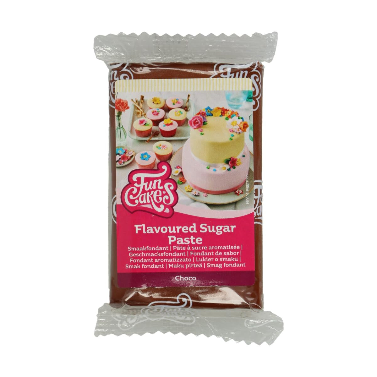 Fondant Funcakes s příchutí meringue: Snadné použití, hladký, pružný, měkký a tvárný, ideální pro zdobení dortů, košer a bez lepku. 1 kg