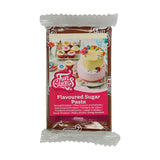 Fondant Funcakes s příchutí meringue: Snadné použití, hladký, pružný, měkký a tvárný, ideální pro zdobení dortů, košer a bez lepku. 1 kg