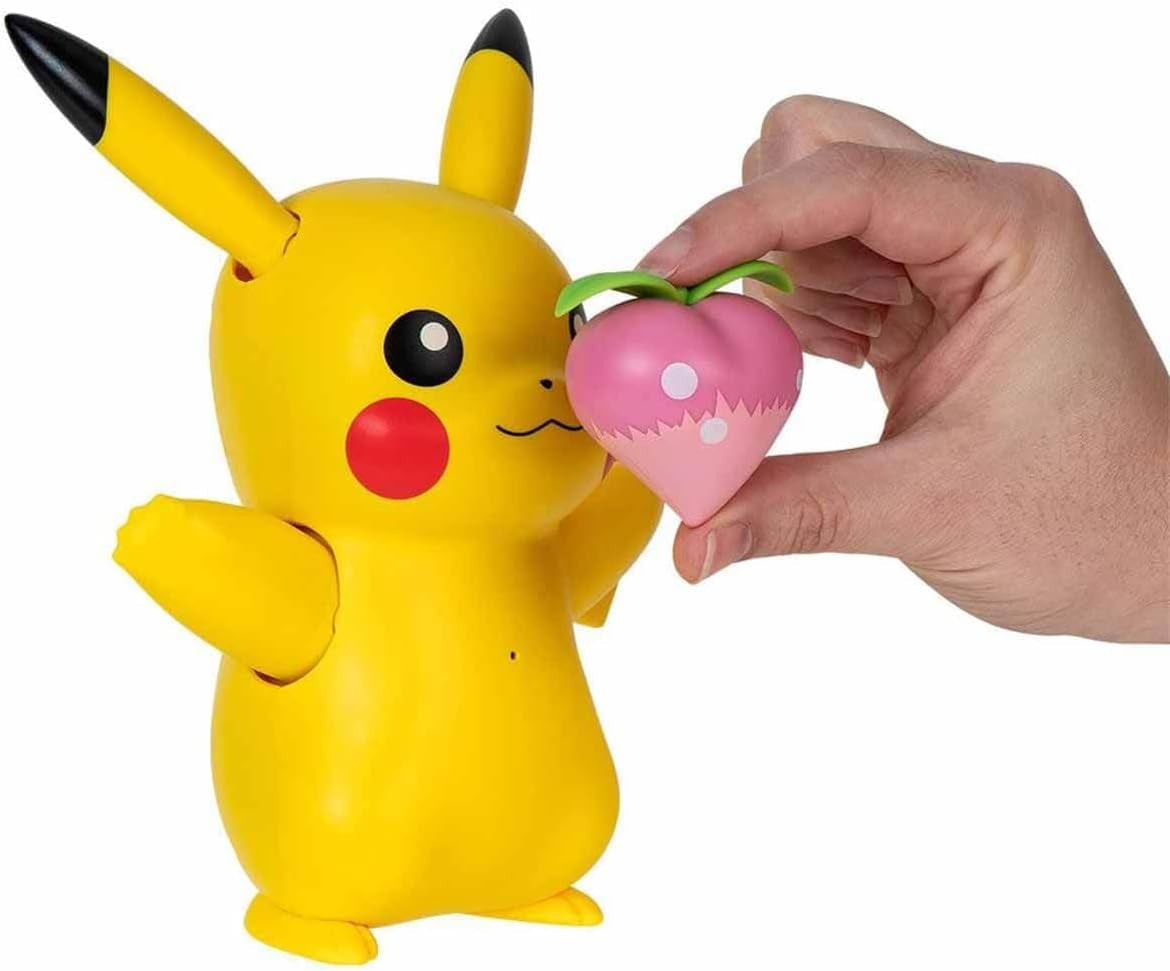 Pokémon PKW3330 - Deluxe My Partner Pikachu, oficiální Pikachu se světlem, zvukem a pohybem Akční figurky Naty Shop