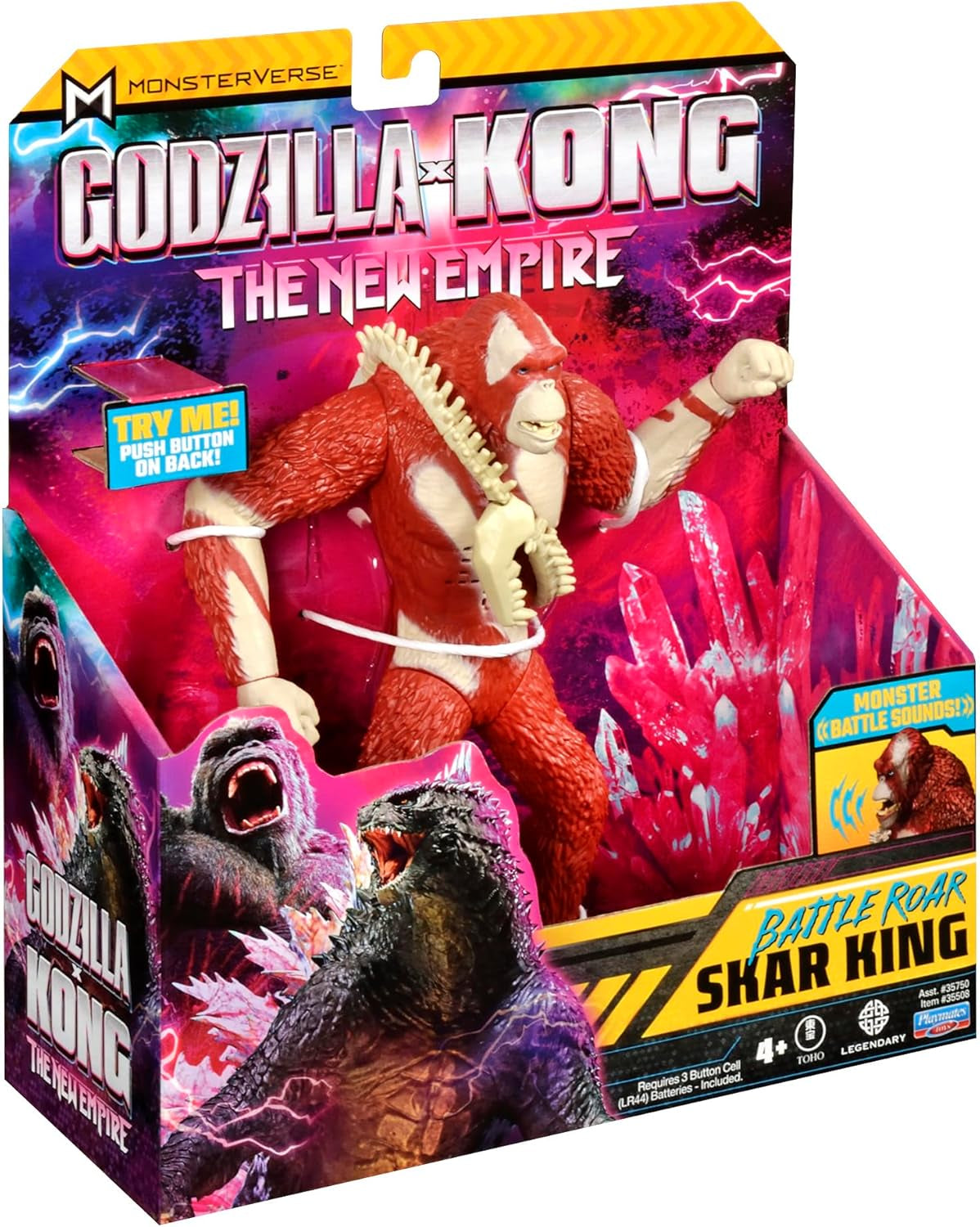 Godzilla X Kong: New Empire Battle Roar Skarking, Akční figurky, 17 cm Akční figurky Naty Shop