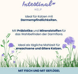 Almo Nature Functional - Intestinal Help - Mokré krmivo pro dospělé kočky s citlivými střevy - s rybami a drůbeží - podporuje mikrobiom - 70 g (balení 6 ks)