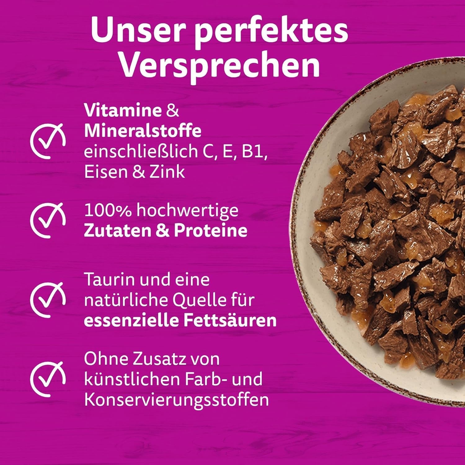 WHISKAS PURE DELIGHT Mokré krmivo v želé 24 x 85 g Klasické ragú (4 balení) 48 porcovaných sáčků