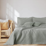 Ameliahome přehoz na postel 170X210 Cm Oboustranný přehoz Ultrazvukové prošívání Polyester Ofelia tmavě zelená Postele a přikrývky Besuche den AmeliaHome-Store Ofelia Grey 260X280 Cm
