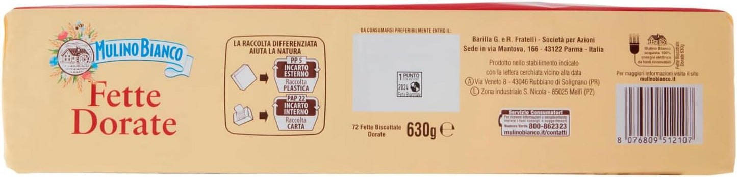 , Tučný biscottate Golden - 630 gr