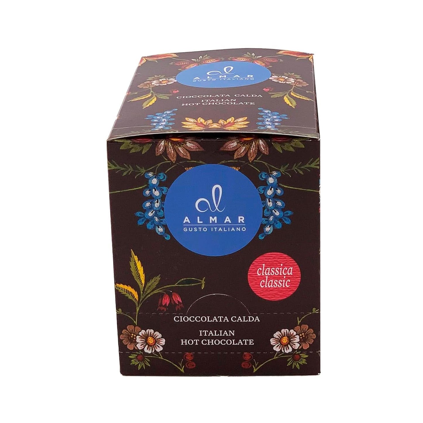 Italská horká čokoláda s příchutí Cortina CLASSIC - (15 X 30 g) Jedna porce, obálka, 450 g kakaa a horké čokolády Naty Shop