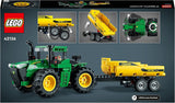 LEGO Technic John Deere 9620R 4WD traktor se sklápěcím přívěsem Klasická farmářská hračka pro děti Kluky a dívky 8letá sběratelská stavebnice modelu 42136 Stavebnice Besuche den LEGO-Store