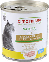 Almo Nature HFC Natural - Mokré krmivo pro dospělé kočky - Kuřecí řízek - 280g, balení 12 ks