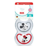 Dudlíky NUK Perfect Match pro miminka | 6-18 měsíců | Ortodontické dudlíky, které podporují cirkulaci vzduchu a zabraňují vyrážkám způsobeným slinami | 95% přijetí miminky** | Disney Minnie Mouse | Balení 2