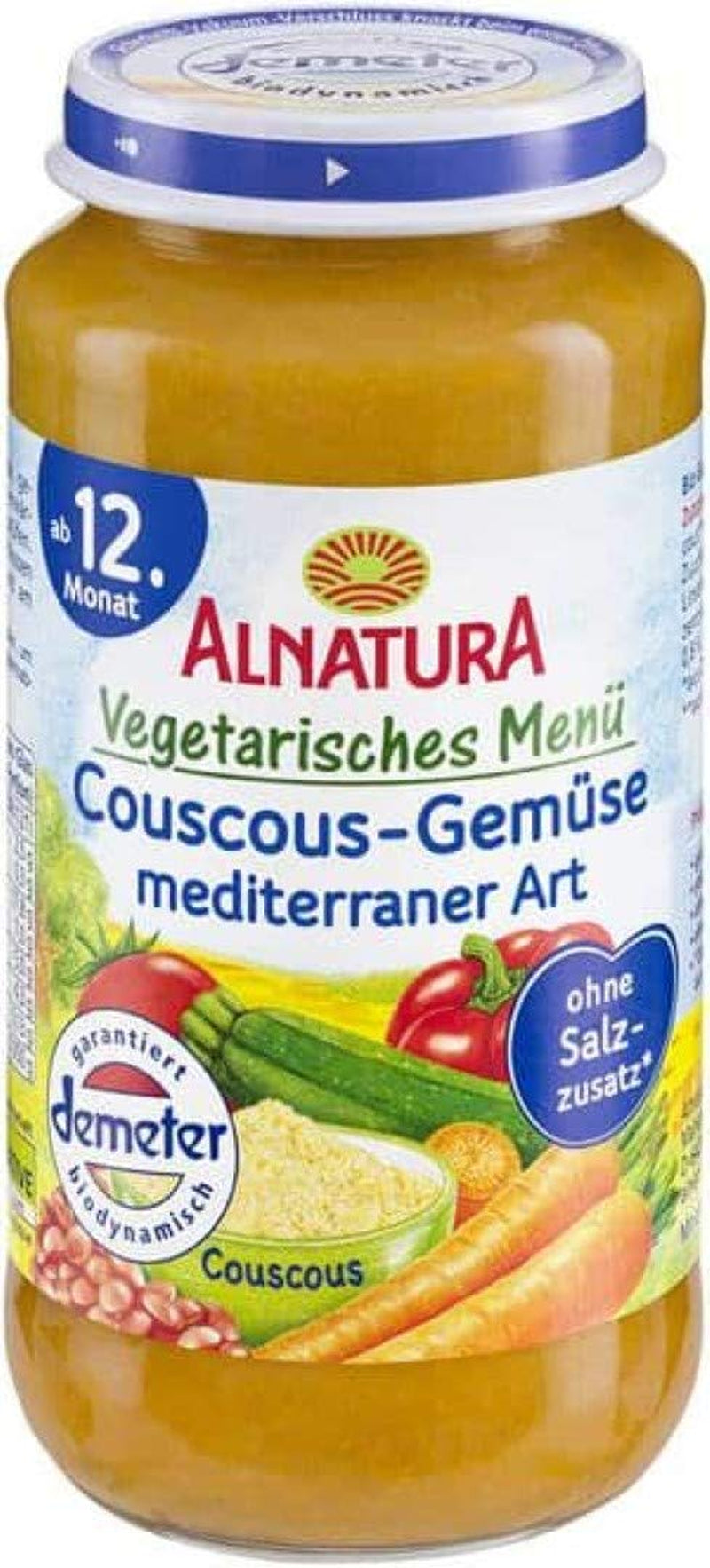 Vegetariánské menu: Kuskus a zelenina, středomořský způsob, 1 x 250 g