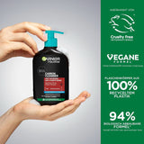 Garnier Charcoal Cleanser Čisticí gel na obličej proti černým tečkám a pupínkům 250 ml Sprcha & Bath Naty Shop
