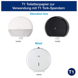 Toaletní papír Tork Jumbo White T1, Advanced, 2 vrstvy, 6 × 380 M, 472118