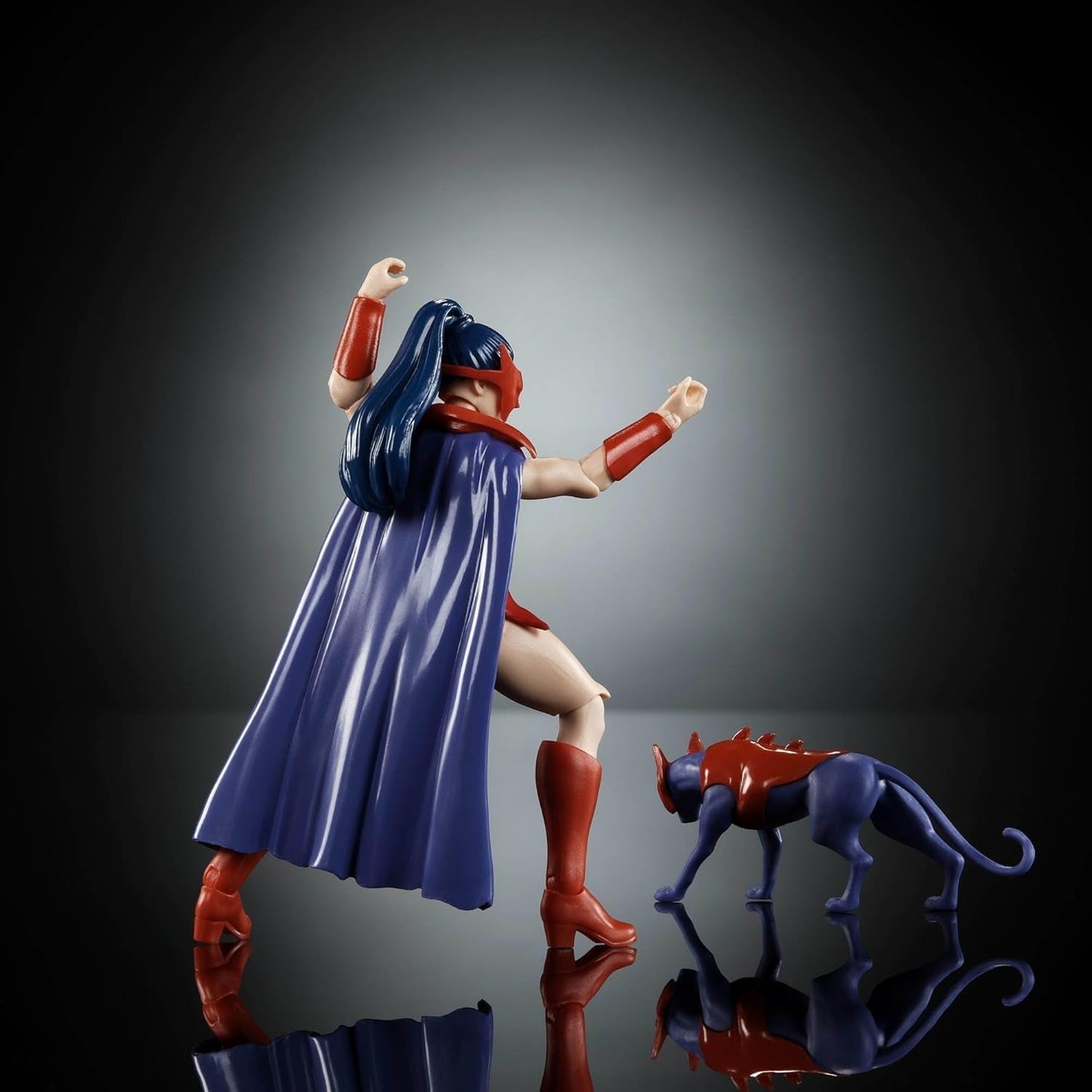 Masters of the Universe Origins Akční figurka Catra z Cartoon Collection, cca. 14 cm vysoký TV seriál z 80. let Heroine Princess of Power Detailní design a příslušenství pro kočky JBM84 Akční figurky Naty Shop