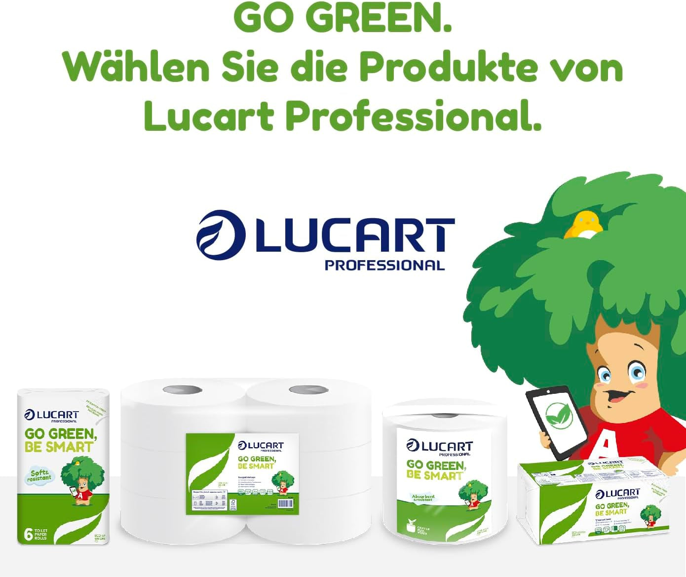 Jumbo Eco role toaletního papíru, 2 vrstvy, krém na mytí rukou s čistícím, hydratačním a vyhlazujícím složením - květinová vůně - 5 l, 6 kusů (1 balení)