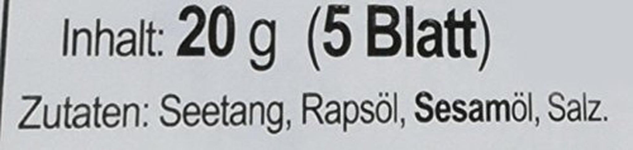 Dongwon Seetang, geröstet, gewürzt (1 x 20 g balení)