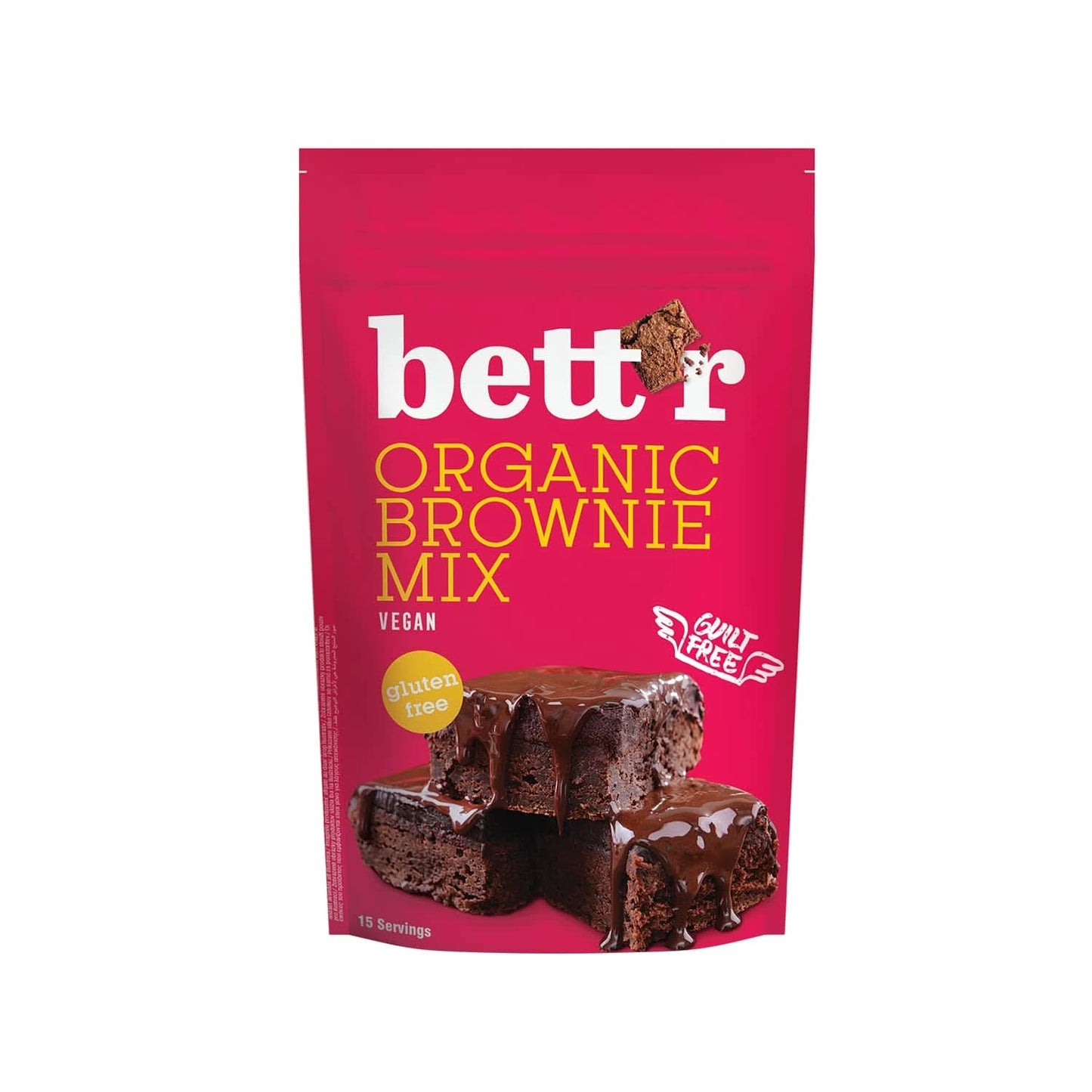 Bettr Organic Brownie Mix - Bio, veganské a bezlepkové brownies s bohatou kakaovou příchutí, 6 x 400 gramů Kitchen Naty Shop