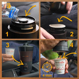 Handpresso - Handcoffee Auto 21000 | 12V Auto Espresso kávovar - 12V Espresso kávovar pro auta | Espresso kávovar Senseo Pad do auta - 12V cestovní kávovar | 12V espressor pro obytné vozy