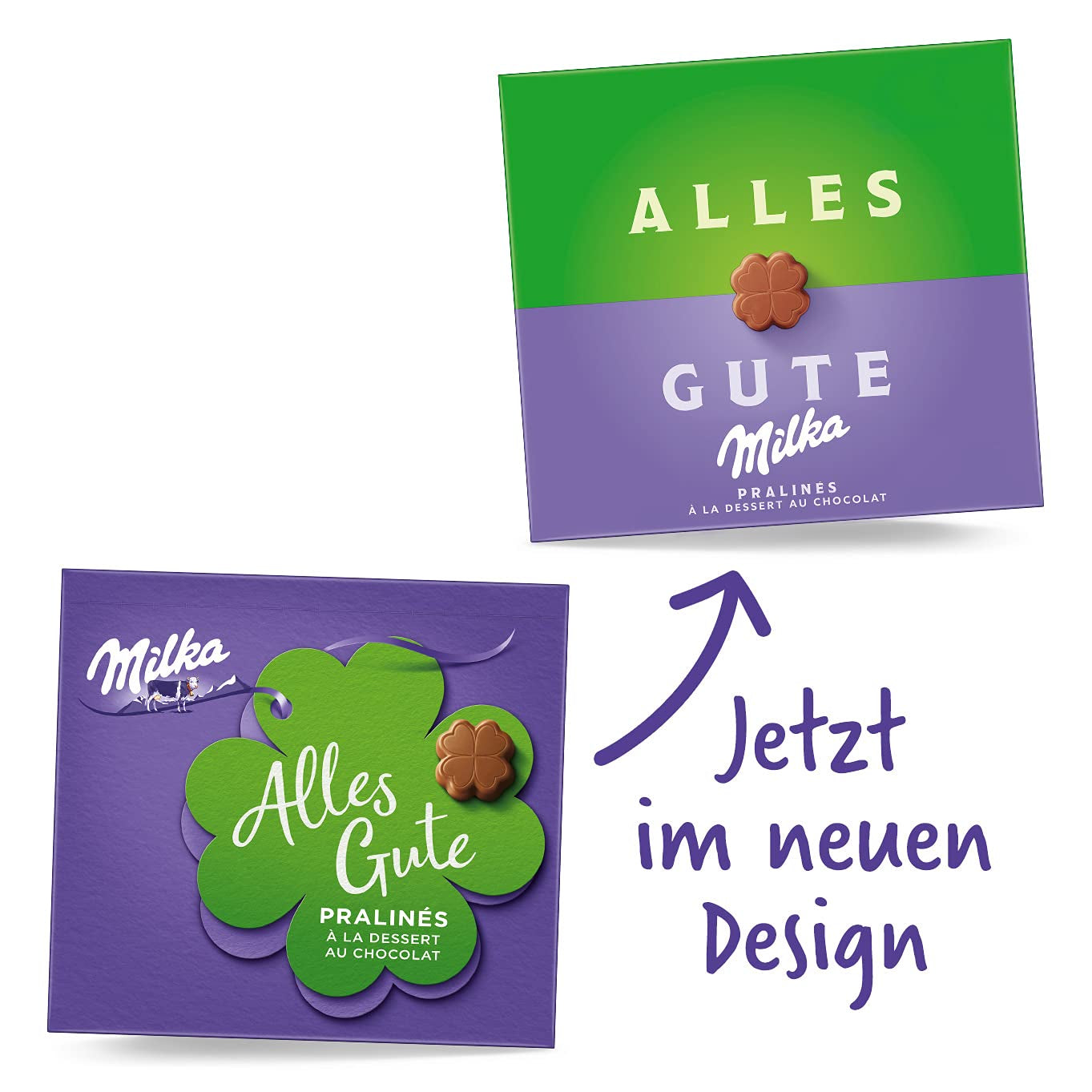 Milka All the Best Pralines 10 x 110g, Jemné pralinky z alpské mléčné čokolády s kakaovou krémovou náplní (balení 2 ks)