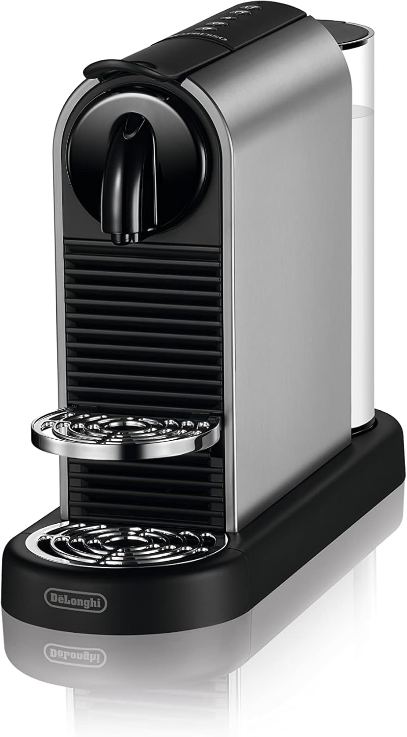 Nespresso EN167.W Citiz kávovar na kapsle, vysokotlaká pumpa a ideální regulace teploty, bez Aeroccino (napěňovač mléka), funkce úspory energie, 1260 W, krémově bílá, 37,4 x 11,9 x 25,5 cm