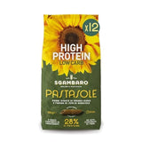 PASTASOLE , Penne Rigate mit Hartweizengrieß aus 100% italienischem Anbau und Sonnenblumenkernmehl - 500 g - vysoký obsah bílkovin, nízký obsah sacharidů, vysoký balastní materiál