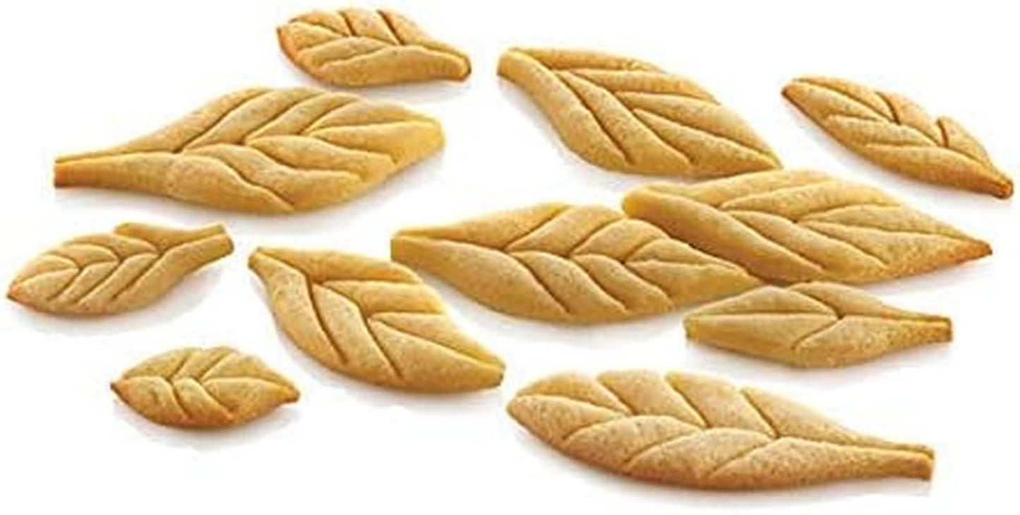 Silikomart, forma na sušenky Voila Cookie Leaves, 240 mm X 150 mm, výška 20 mm Kitchen Naty Shop