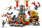 LEGO NINJAGO Tournament Arena Dobrodružná hračka pro děti Sada Ninja se 6 minifigurkami Kolekce stavebnice Dárek k narozeninám pro 7leté chlapce a dívky 71818 Stavebnice Besuche den LEGO-Store