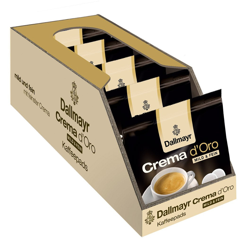 Crema d'Oro jemné a jemné polštářky (16 kávových polštářků) (balení po 4)