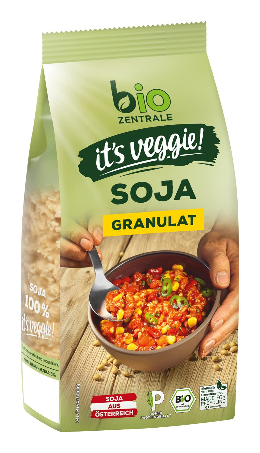 Biozentrale Bulgur v tácku se zeleninou a zázvorem | 200 g ideální pro rychlé jídlo s sebou | zdroj veganských bílkovin | snadné na přípravu