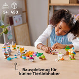 LEGO Classic Creative Animals, krabice s barevnými kostkami, postavte si figurky zvířat z kostek, jako je pes, kočka, králík, křeček a pták, stavebnice pro chlapce a dívky od 5 let 11034 Stavebnice Besuche den LEGO-Store