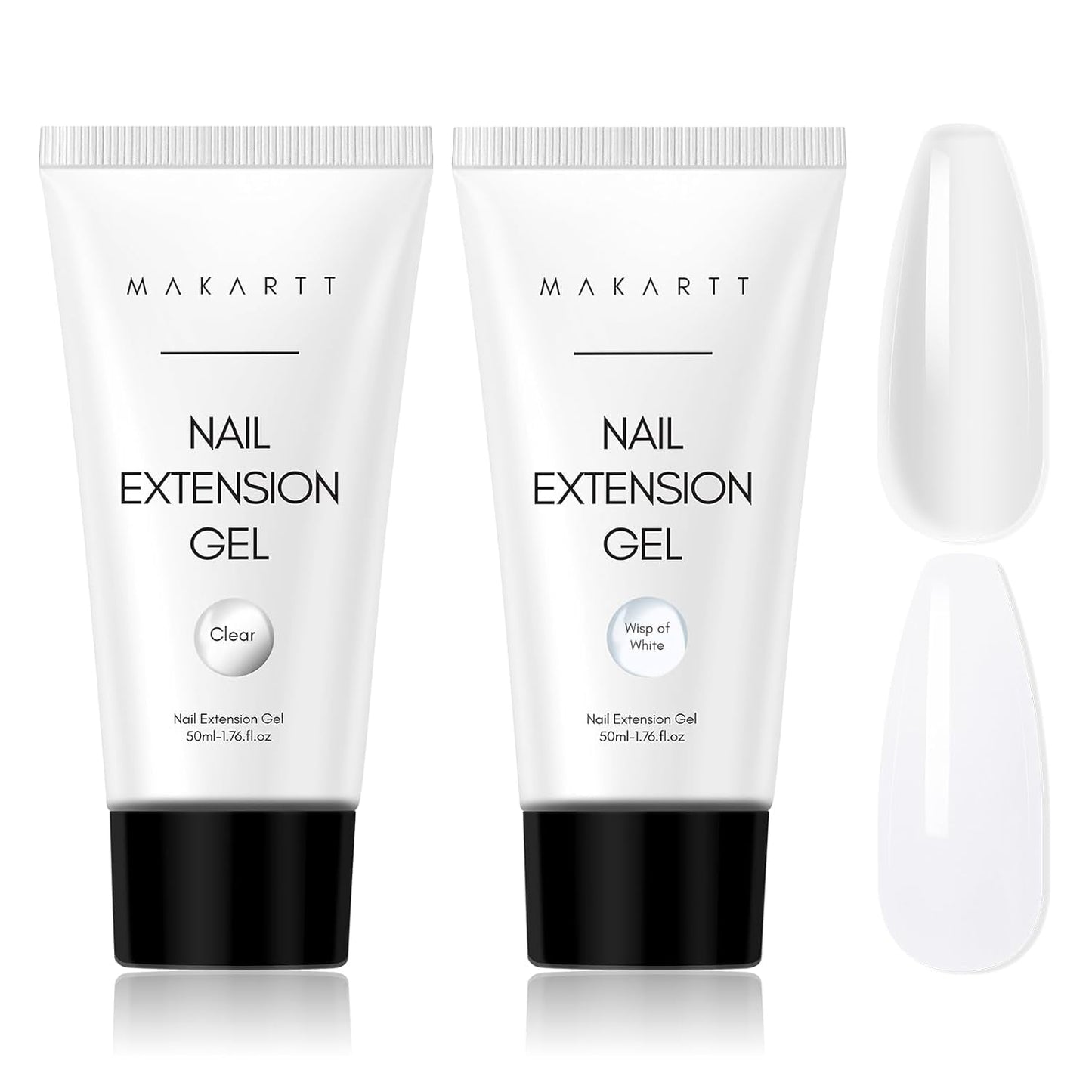 Makartt Poly Gel na prodloužení nehtů - Akrylový gel na prodloužení nehtů, gel na zpevnění nehtů, zdobení nehtů, 50 ml (fialový)