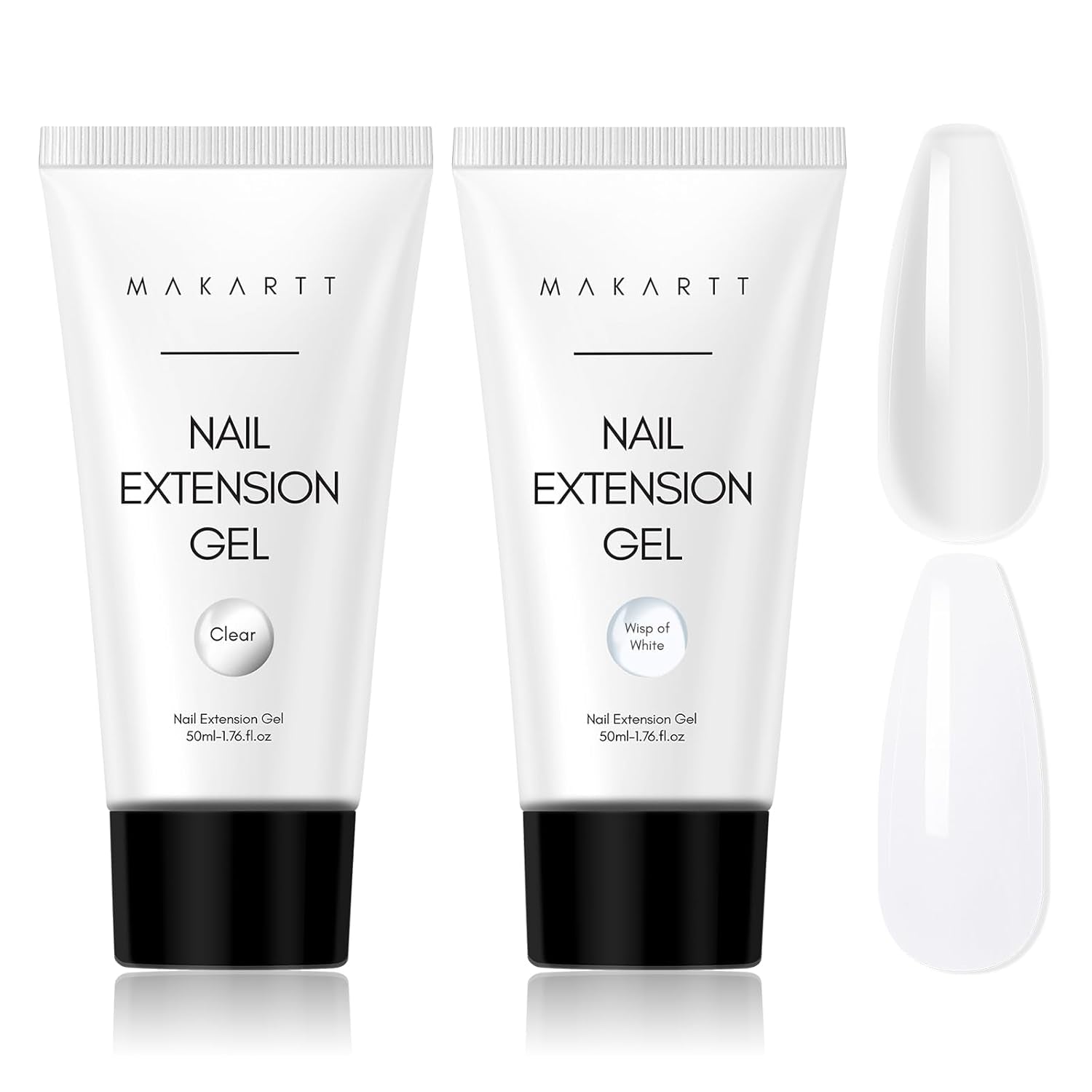Makartt Poly Gel na prodloužení nehtů - Akrylový gel na prodloužení nehtů, gel na zpevnění nehtů, zdobení nehtů, 50 ml (fialový)