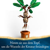 LEGO Harry Potter Magic Potion Plant: Mandrake, hračka rostlin v květináči, kouzelný dárek pro dívky, chlapce a všechny fanoušky, nápaditá dětská herní sada, domácí dekorace 76433 Stavebnice Besuche den LEGO-Store