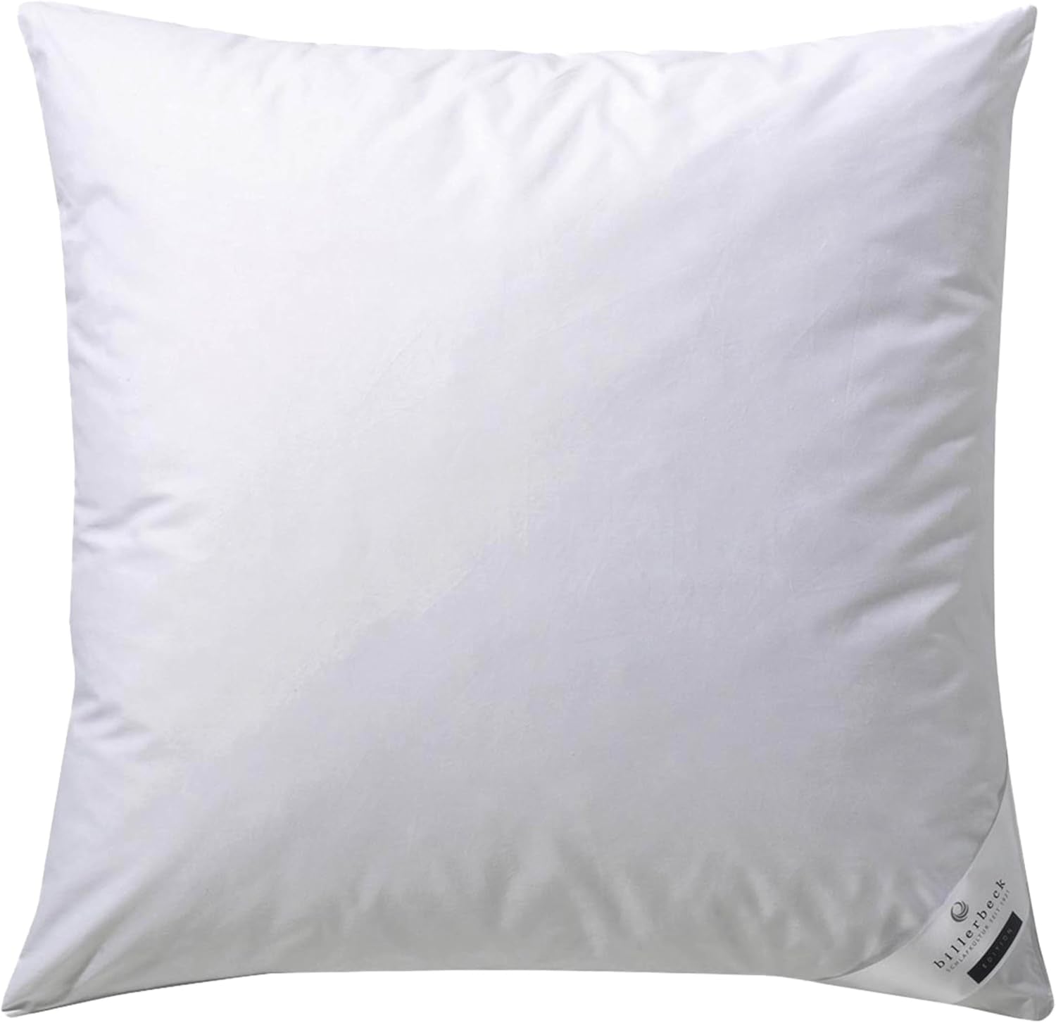 Billerbeck péřový polštář Martina - Polštář 80 X 80 Cm - Polštář s pevnou oporou - Husí prachové peří 15 % a peří 85 % Standardní polštáře Naty Shop 80 X 80 Cm