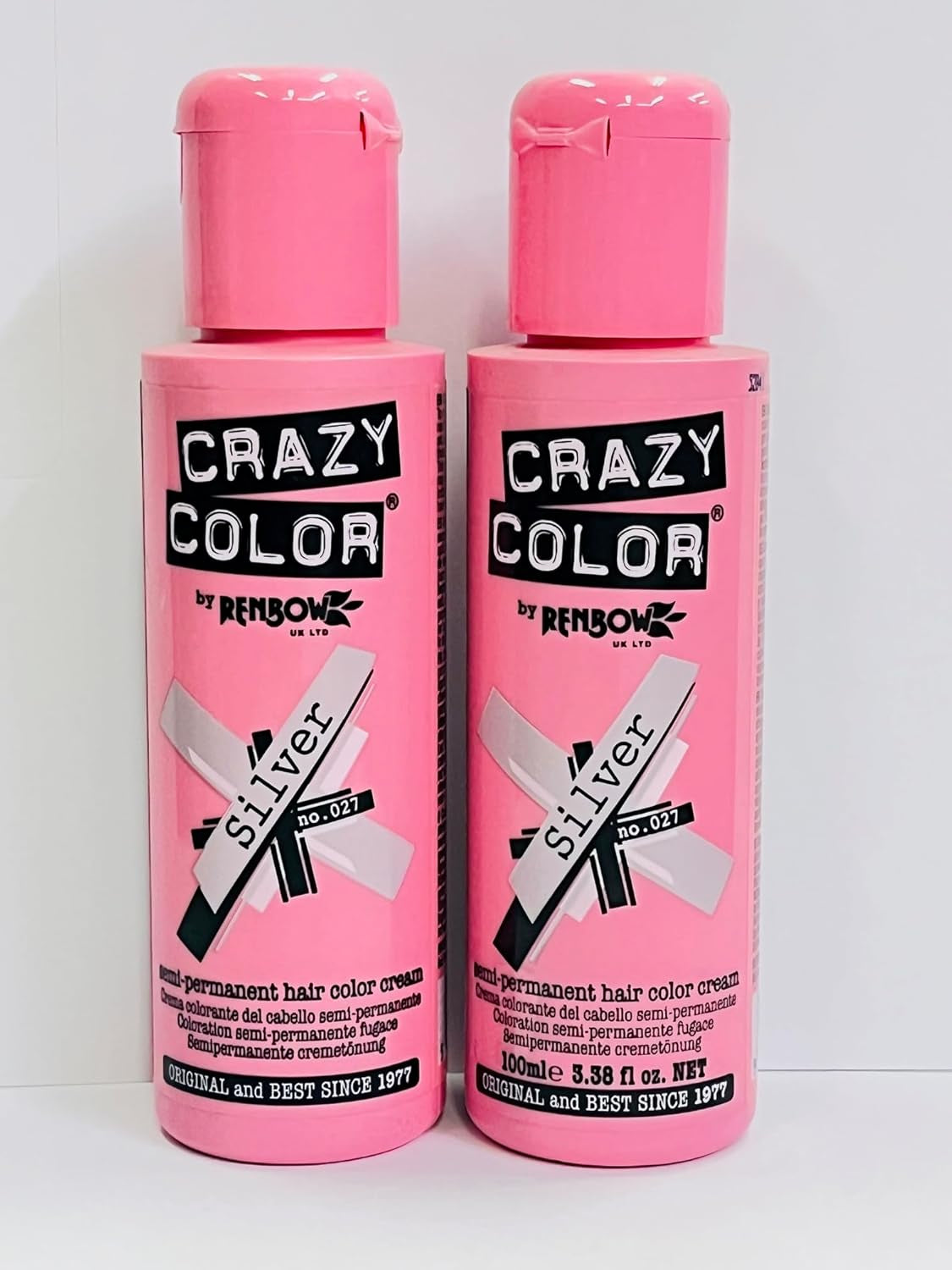 GO TOXIC UV semipermanentní krém na barvení vlasů, 100 ml (1 balení) Barva na vlasy Naty Shop Silver color 100 Ml (1 balení)