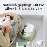 Zelené vlhčené ubrousky LILLYDOO, počet 600 (10 x 60), 100% ubrousek odolný proti roztržení bez plastů – bez parfemace, jemný a přírodní, jemný čistící prostředek pro citlivou pokožku, dermatologicky testováno