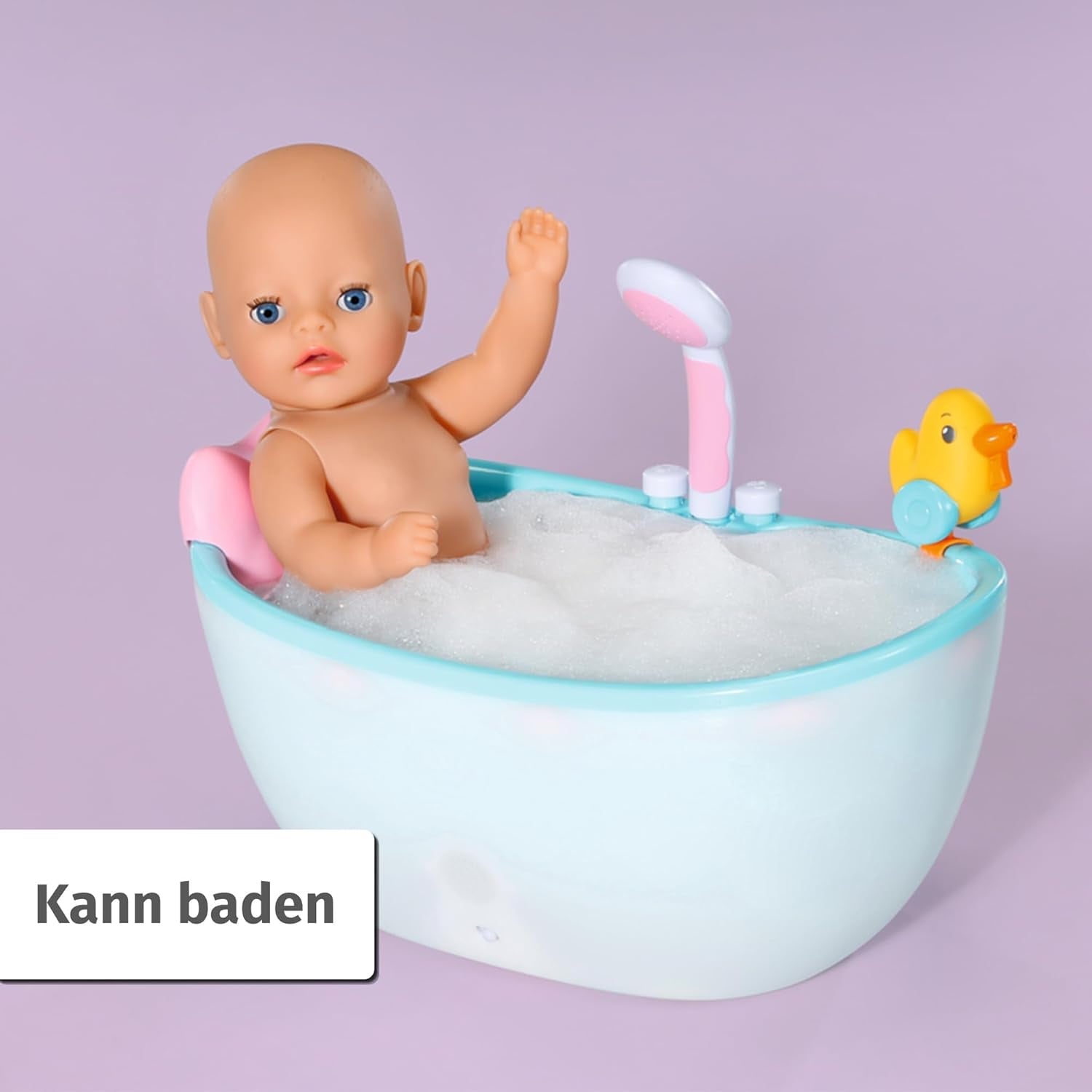 BABY Born Lena (Little Baby Girl) 36cm, 7funkční panenka pro děti od 1 roku, funguje bez baterie, velká panenka 36cm Dolls Naty Shop