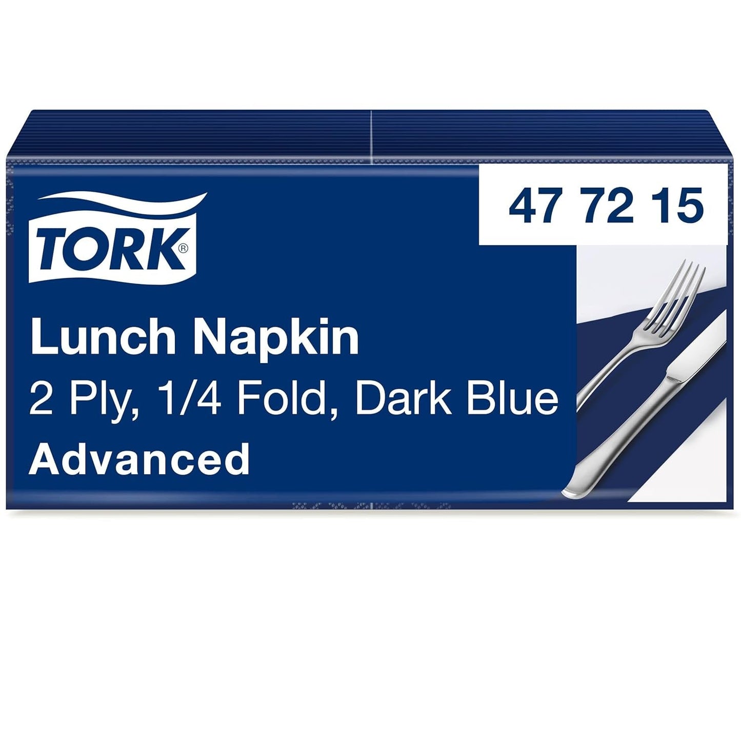 Tork 477840 Limetkové ubrousky na oběd / 2vrstvé ubrousky pro malá jídla nebo svačiny / Pokročilá kvalita / 10 x 200 (2000) papírové ubrousky / 32,6 x 33 cm (d x š) / 1/4 skládání