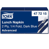 Tork 477840 Limetkové ubrousky na oběd / 2vrstvé ubrousky pro malá jídla nebo svačiny / Pokročilá kvalita / 10 x 200 (2000) papírové ubrousky / 32,6 x 33 cm (d x š) / 1/4 skládání