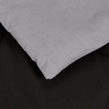 Amazon Basics povlak na přikrývku z mikrovlákna, lze použít oboustranně, 220 X 240 Cm, šedá / černá Peřiny a přikrývky Naty Shop