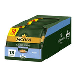 Jacobs Pads Crema Mild, podložky kompatibilní se Senseo, 5 x 18 Getränke, 90 kaffeepadů